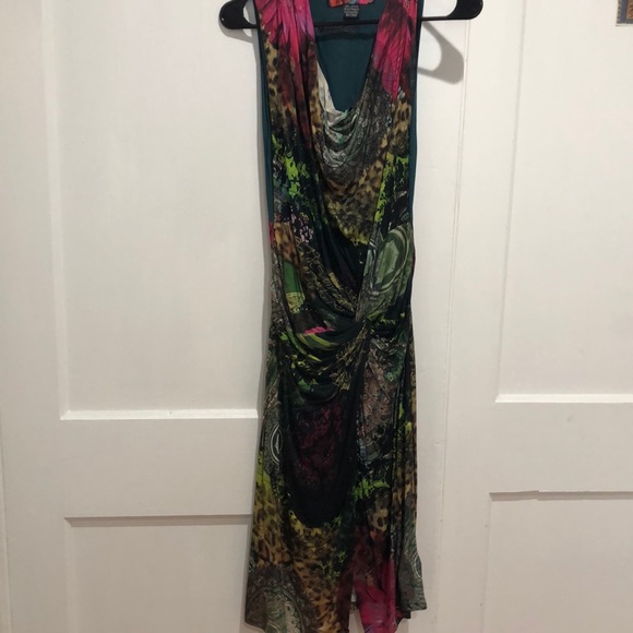 PRINTED DRESS💗💚 - Picture 1 of 5